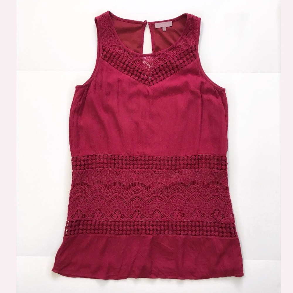 Harper sleeveless mini lace dress size L